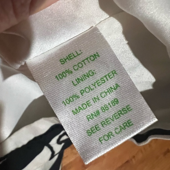 Black and white striped lily pulitzer strapless dresss - Picture 4 of 4